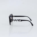 CHANEL Square Shape Eyewear Sunglasses plastic Navy 5422-B-A CC Auth 154595V-3
