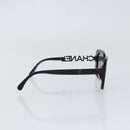 CHANEL Square Shape Eyewear Sunglasses plastic Navy 5422-B-A CC Auth 154595V-4