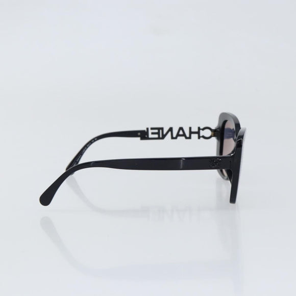 CHANEL Square Shape Eyewear Sunglasses plastic Navy 5422-B-A CC Auth 154595V