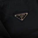 PRADA Boston Bag Nylon 2way Black Silver Auth 154610-20