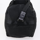 PRADA Boston Bag Nylon 2way Black Silver Auth 154610-4
