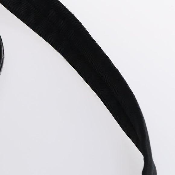 PRADA Boston Bag Nylon 2way Black Silver Auth 154610