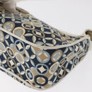 CELINE Accessory Pouch Canvas Navy Auth 154611-11