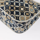 CELINE Accessory Pouch Canvas Navy Auth 154611-13