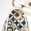 CELINE Accessory Pouch Canvas Navy Auth 154611-14