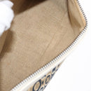 CELINE Accessory Pouch Canvas Navy Auth 154611-17
