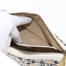 CELINE Accessory Pouch Canvas Navy Auth 154611-20