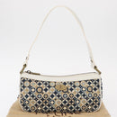 CELINE Accessory Pouch Canvas Navy Auth 154611-23