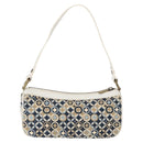 CELINE Accessory Pouch Canvas Navy Auth 154611-3