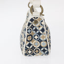 CELINE Accessory Pouch Canvas Navy Auth 154611-5