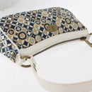 CELINE Accessory Pouch Canvas Navy Auth 154611-6