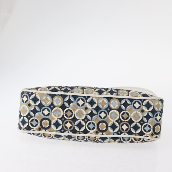 CELINE Accessory Pouch Canvas Navy Auth 154611