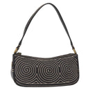 CELINE Accessory Pouch Canvas Brown Auth 154612V-1