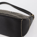 CELINE Accessory Pouch Canvas Brown Auth 154612V-11