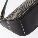 CELINE Accessory Pouch Canvas Brown Auth 154612V-12