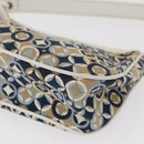 CELINE Accessory Pouch Canvas Navy Auth 154613-15