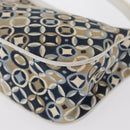 CELINE Accessory Pouch Canvas Navy Auth 154613-17