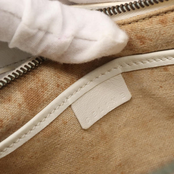 CELINE Accessory Pouch Canvas Navy Auth 154613