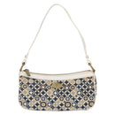 CELINE Accessory Pouch Canvas Navy Auth 154613-13