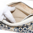 CELINE Accessory Pouch Canvas Navy Auth 154613-22