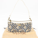 CELINE Accessory Pouch Canvas Navy Auth 154613-12