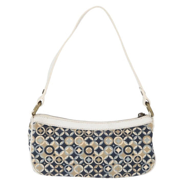 CELINE Accessory Pouch Canvas Navy Auth 154613 - 0