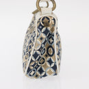 CELINE Accessory Pouch Canvas Navy Auth 154613-3