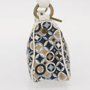 CELINE Accessory Pouch Canvas Navy Auth 154613-4