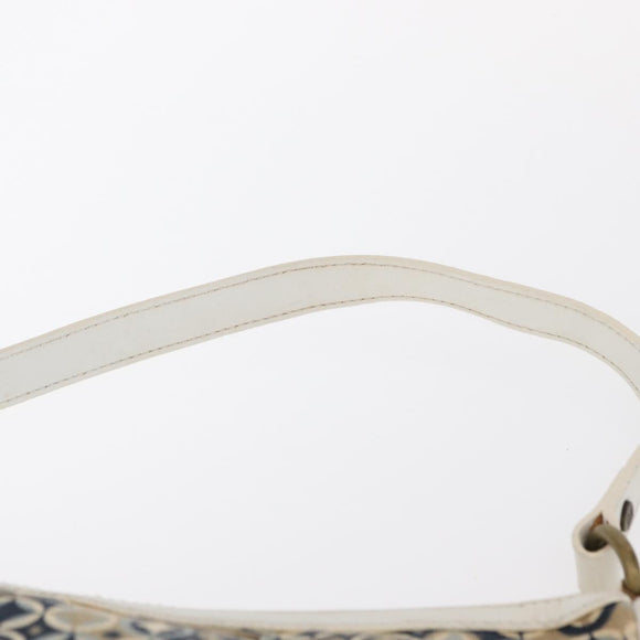 CELINE Accessory Pouch Canvas Navy Auth 154613