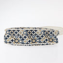 CELINE Accessory Pouch Canvas Navy Auth 154613-5