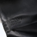 CELINE Macadam Canvas Shoulder Bag PVC Leather Black Gold Auth 154614-22