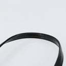 SAINT LAURENT Hand Bag Enamel Black Gold Auth 154615-8