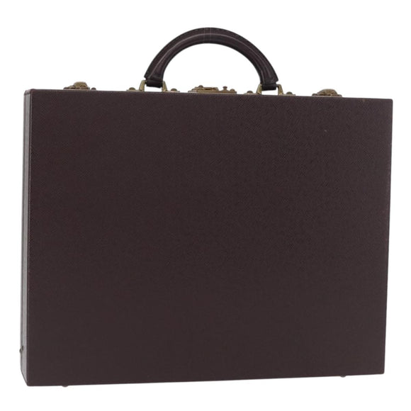 LOUIS VUITTON Taiga Briefcase Acajou LV Auth 154617