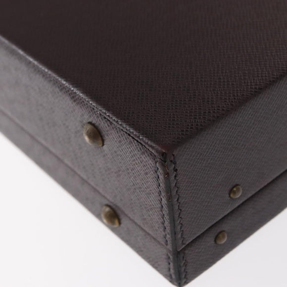 LOUIS VUITTON Taiga Briefcase Acajou LV Auth 154617