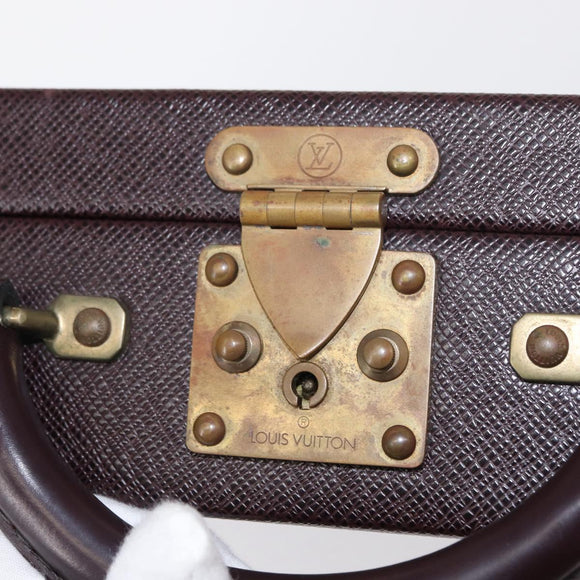 LOUIS VUITTON Taiga Briefcase Acajou LV Auth 154617