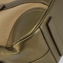 PRADA Hand Bag Canvas Beige Gold Auth 154622-17