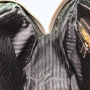 PRADA Hand Bag Canvas Beige Gold Auth 154622-22