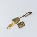 PRADA Hand Bag Canvas Beige Gold Auth 154622-25