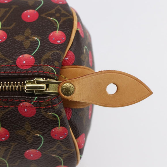 LOUIS VUITTON Monogram Cherry Speedy 25 Hand Bag M41528 LV Auth 154626SAV