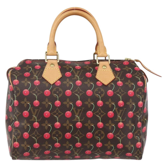 LOUIS VUITTON Monogram Cherry Speedy 25 Hand Bag M41528 LV Auth 154626SAV