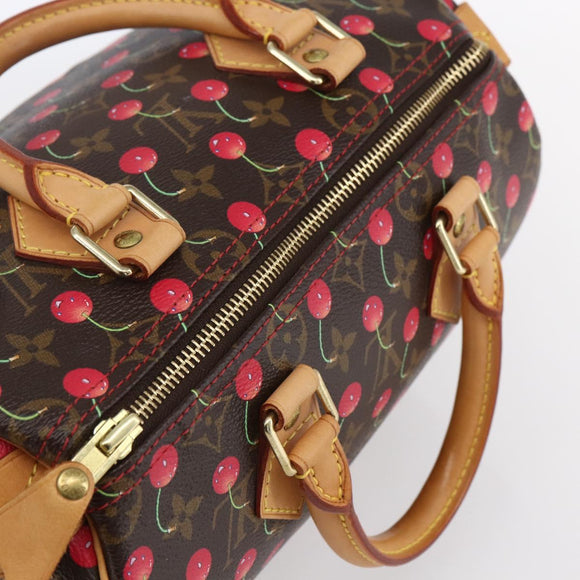 LOUIS VUITTON Monogram Cherry Speedy 25 Hand Bag M41528 LV Auth 154626SAV