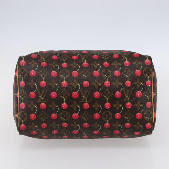 LOUIS VUITTON Monogram Cherry Speedy 25 Hand Bag M41528 LV Auth 154626SAV