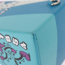 LOUIS VUITTON Monogram Sandwich Box Hand Bag Blue M82029 LV Auth 154627SM-17