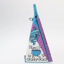 LOUIS VUITTON Monogram Sandwich Box Hand Bag Blue M82029 LV Auth 154627SM-4