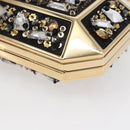 LOUIS VUITTON Beads Minodiere Shoulder Bag metal Gold LV Auth 154628SM-16