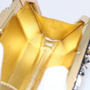 LOUIS VUITTON Beads Minodiere Shoulder Bag metal Gold LV Auth 154628SM-21