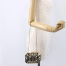 LOUIS VUITTON Beads Minodiere Shoulder Bag metal Gold LV Auth 154628SM-23