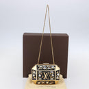 LOUIS VUITTON Beads Minodiere Shoulder Bag metal Gold LV Auth 154628SM-12