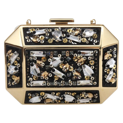 LOUIS VUITTON Beads Minodiere Shoulder Bag metal Gold LV Auth 154628SM - 0