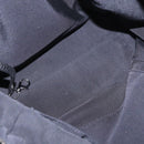 CHANEL 2.55 Chain Shoulder Bag Nylon Black Silver CC Auth 154629-10